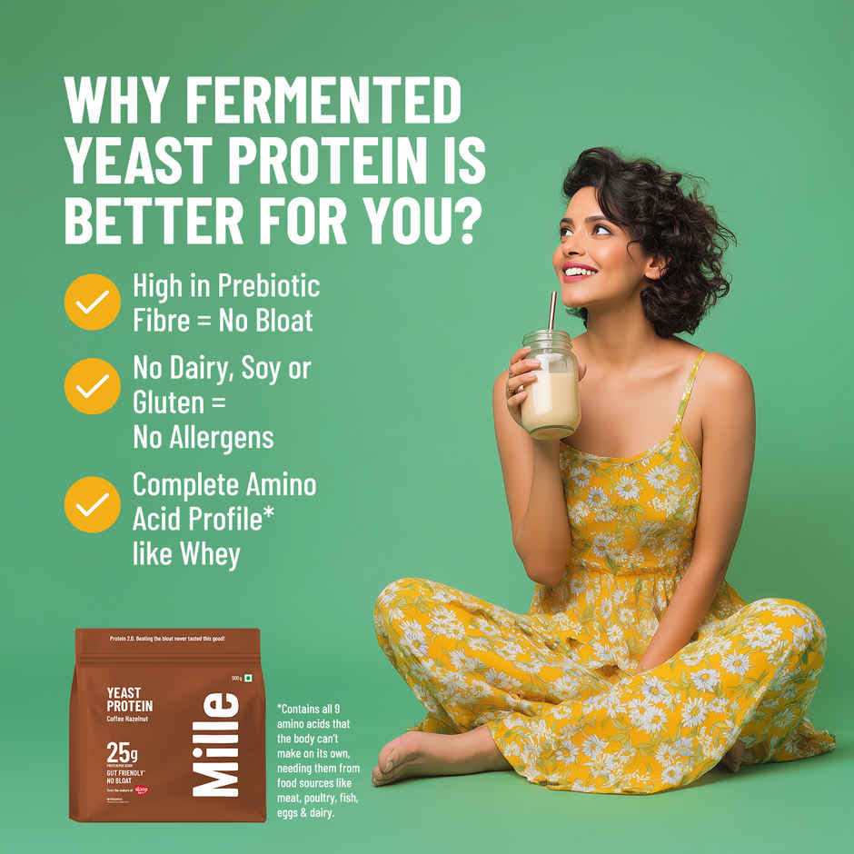 Mille Coffee Hazelnut Yeast Protein