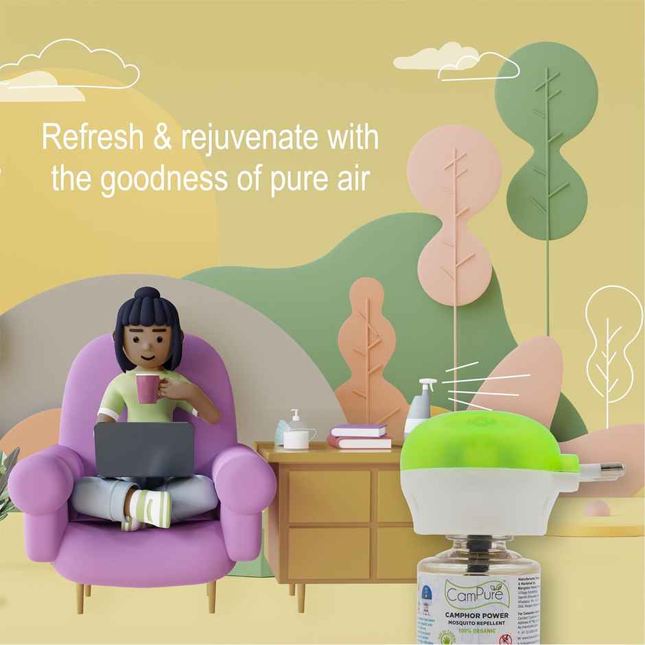 Campure Camphor Power Mosquito Repellent