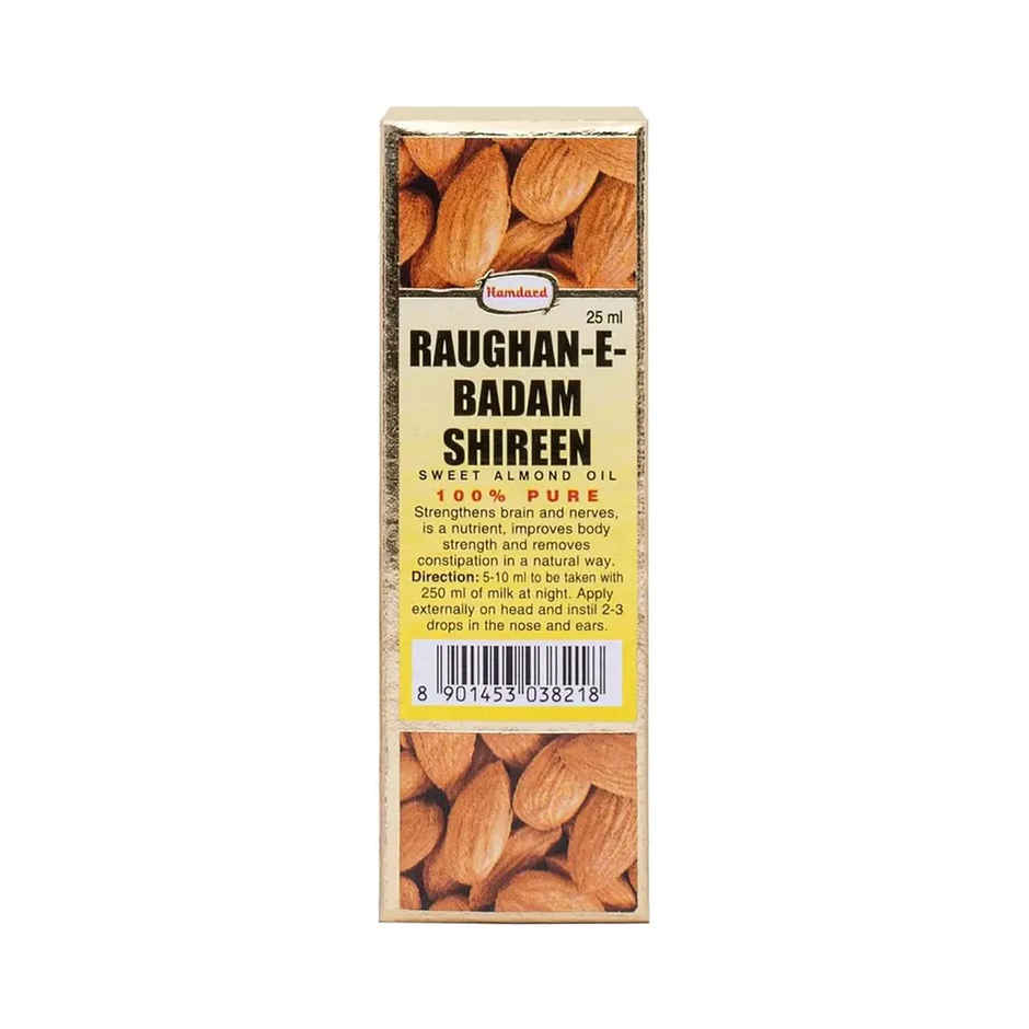 Hamdard Roghan Badam Shirin Pure Almond Oil 100mL