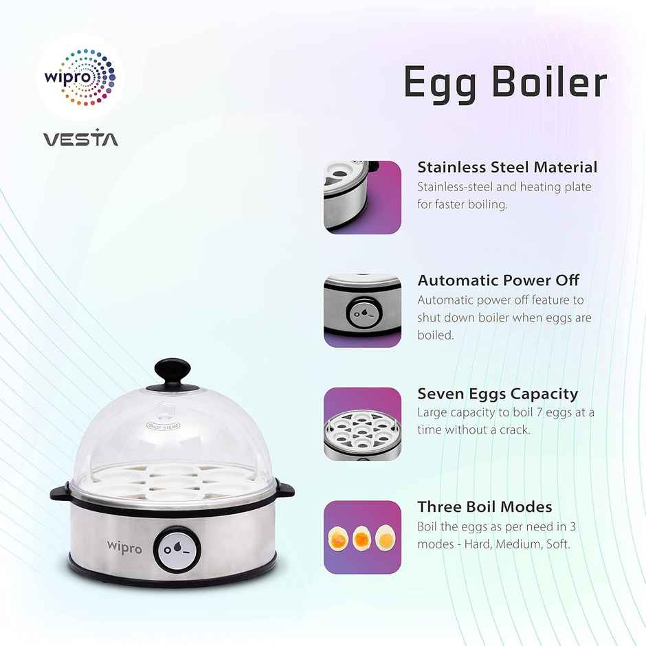 Wipro Vesta 360W Egg Boiler (7 Egg Boiler)