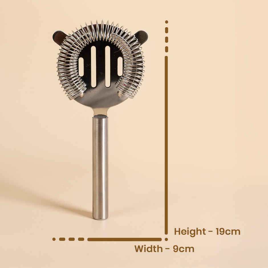 Stainless Steel Two Prong Bar Strainer