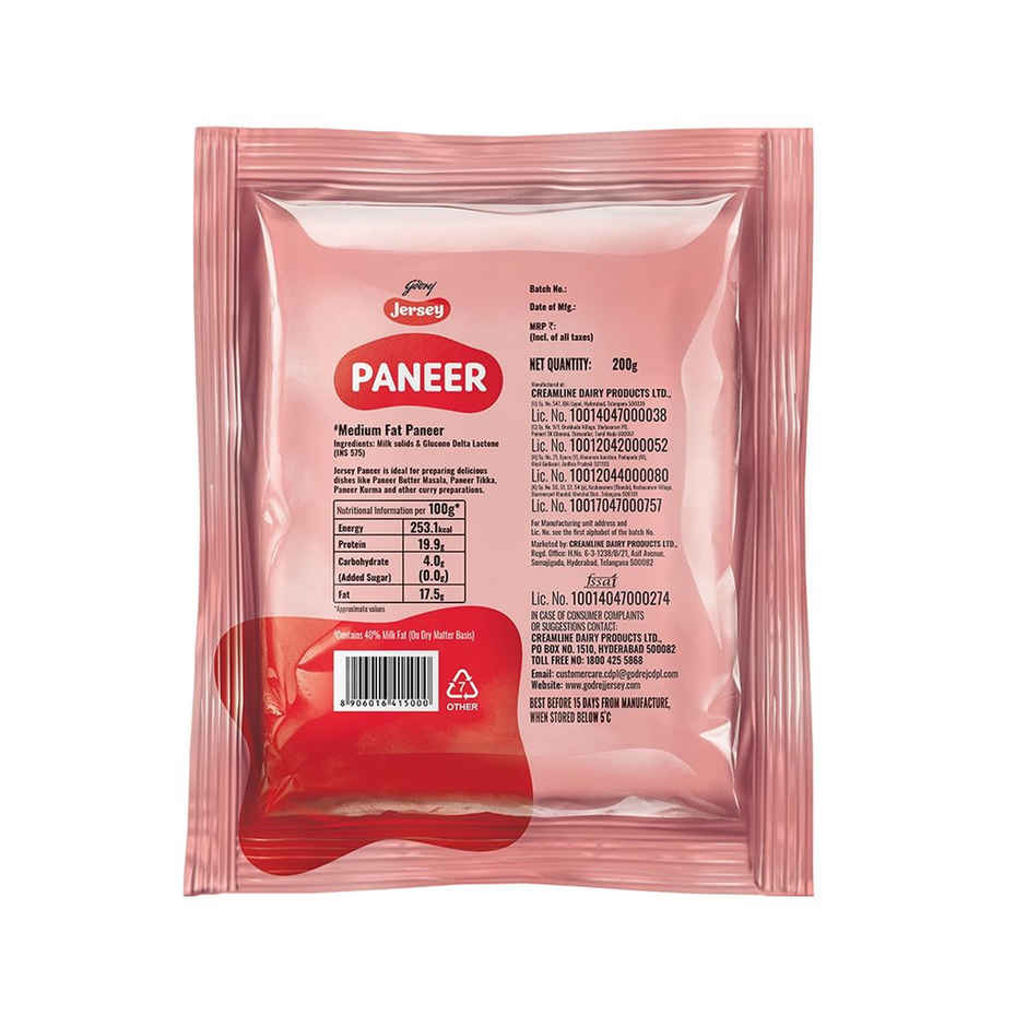 Godrej Jersey Medium Fat Paneer