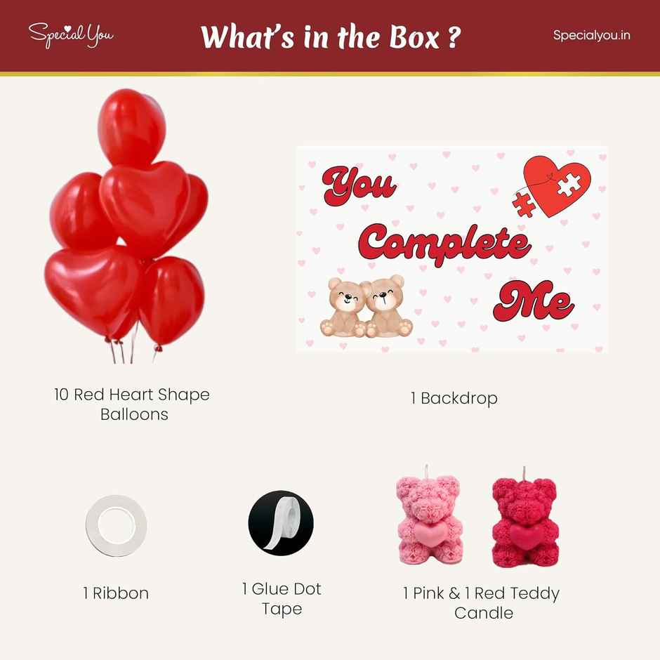 You Complete Me Romantic Decor | Valentine's Day | Special You