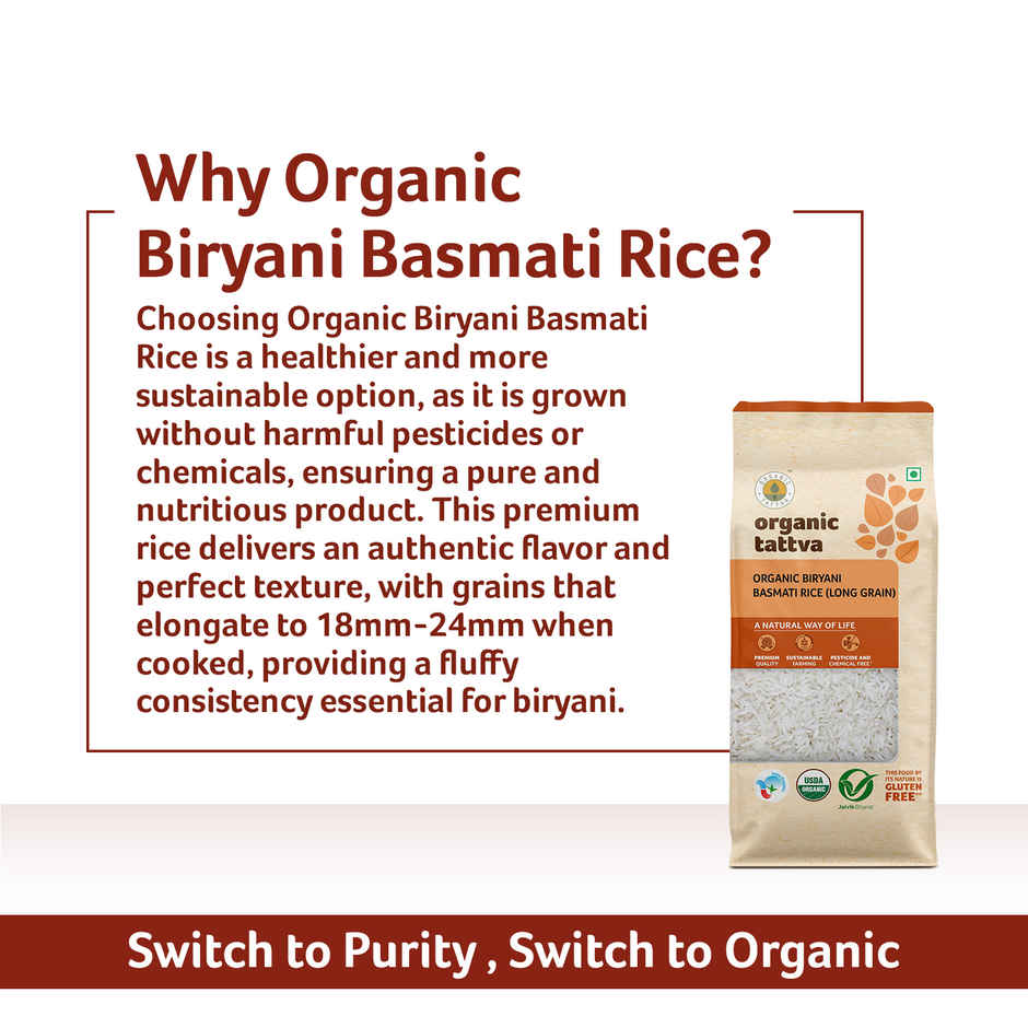 Organic Tattva Biryani Basmati Rice