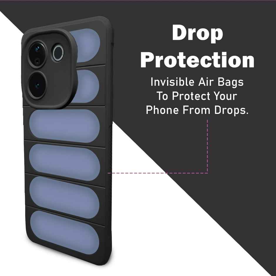 Artistque Case For Vivo T3 Pro 5g / Iqoo Z9s Pro 5g Back Cover | Liquid Stripe Cover Silicone