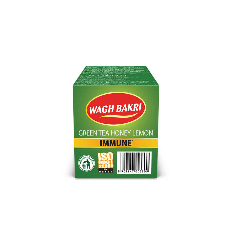 Wagh Bakri Honey and Lemon Green Tea Bags