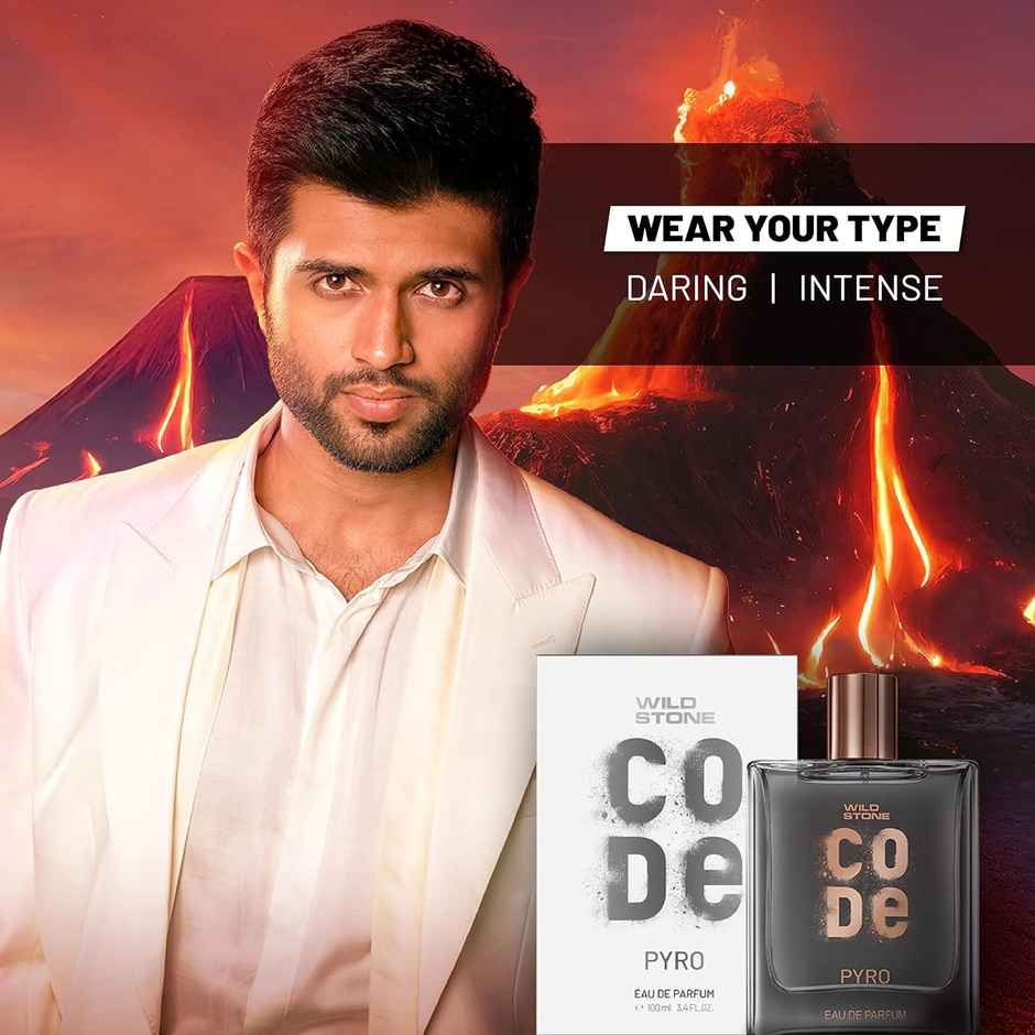 Wild Stone Code Pyro Eau De Parfum Bold Intense & Vibrant Fragrance Luxury Men Perfume