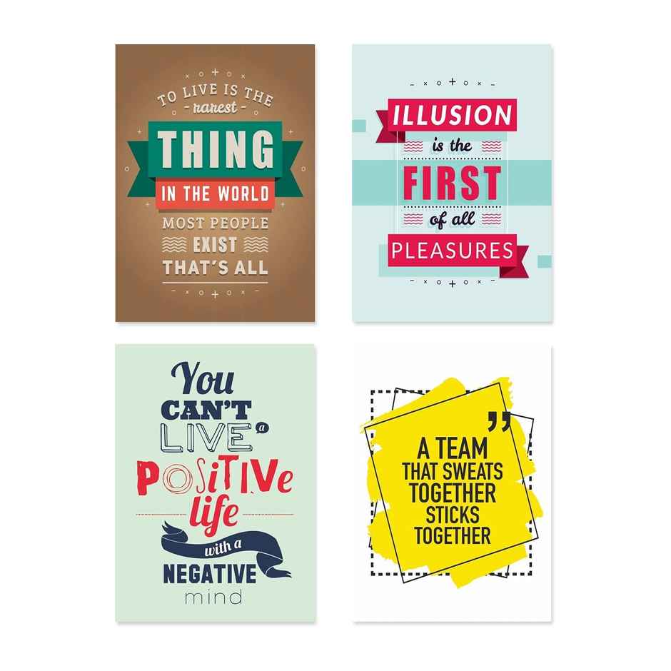 Paper Plane Design Wall Posters For Office Decor | Set of 10 | Size | 12 Inch x 18 Inch | D24