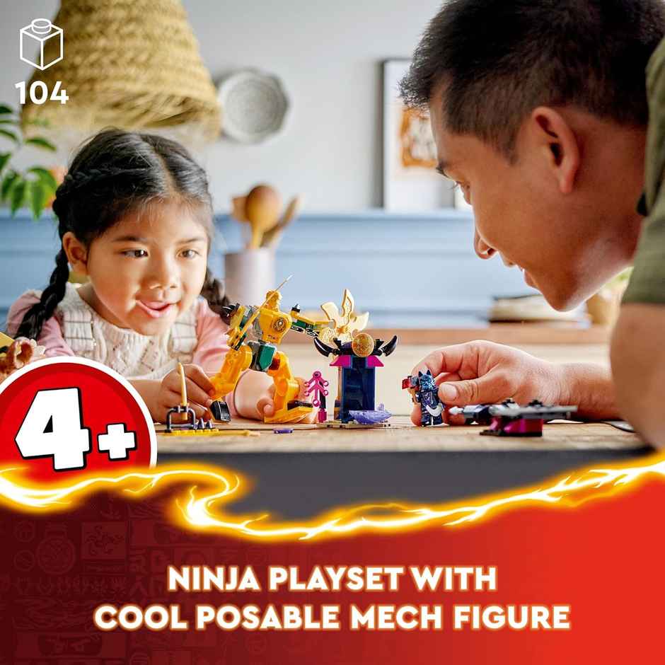 Legi Ninjago Arin’s Battle Mech Ninja Toy Set (104 Pieces)