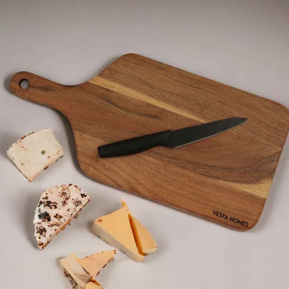 Vesta Homes Acacia Wood Chopping Board/Cutting/Serving Board, Platter | 42 X 18 X 1.5 Cm