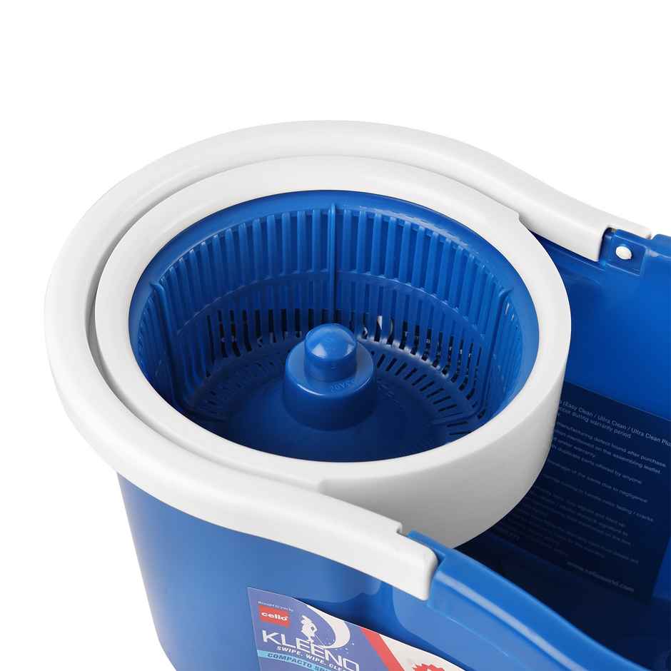 Cello Kleeno Compacto Spin Mop with 2 Refill | Blue