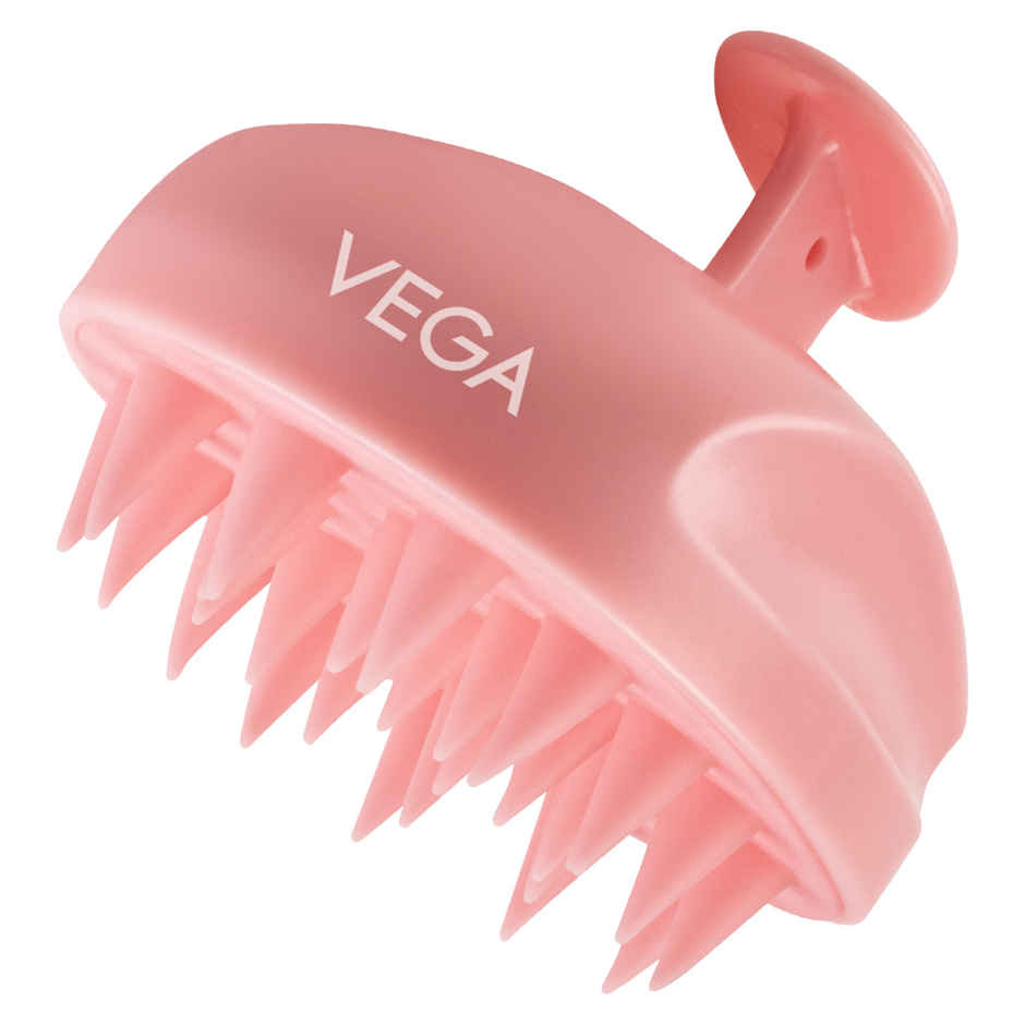 VEGA Hair Scalp Massager Shampoo Brush With Soft Silicone Bristles | (Ssb-03)
