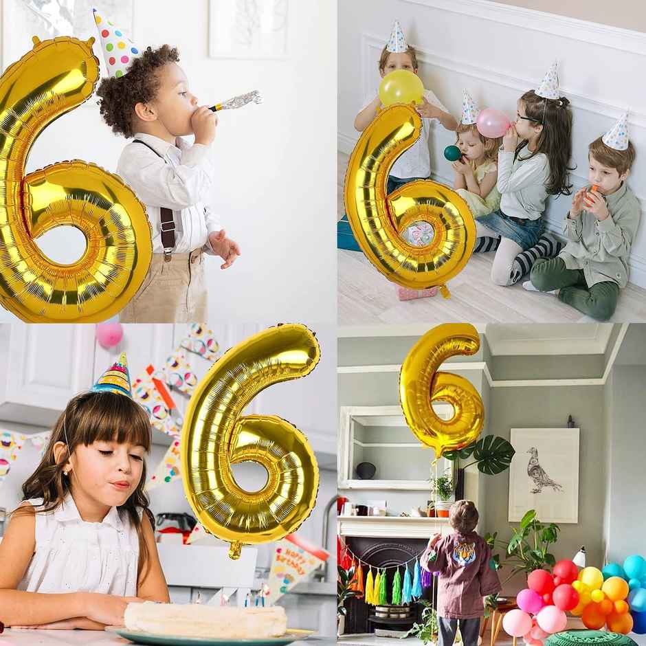 Foil Balloon Number 6 | Let's Vybe