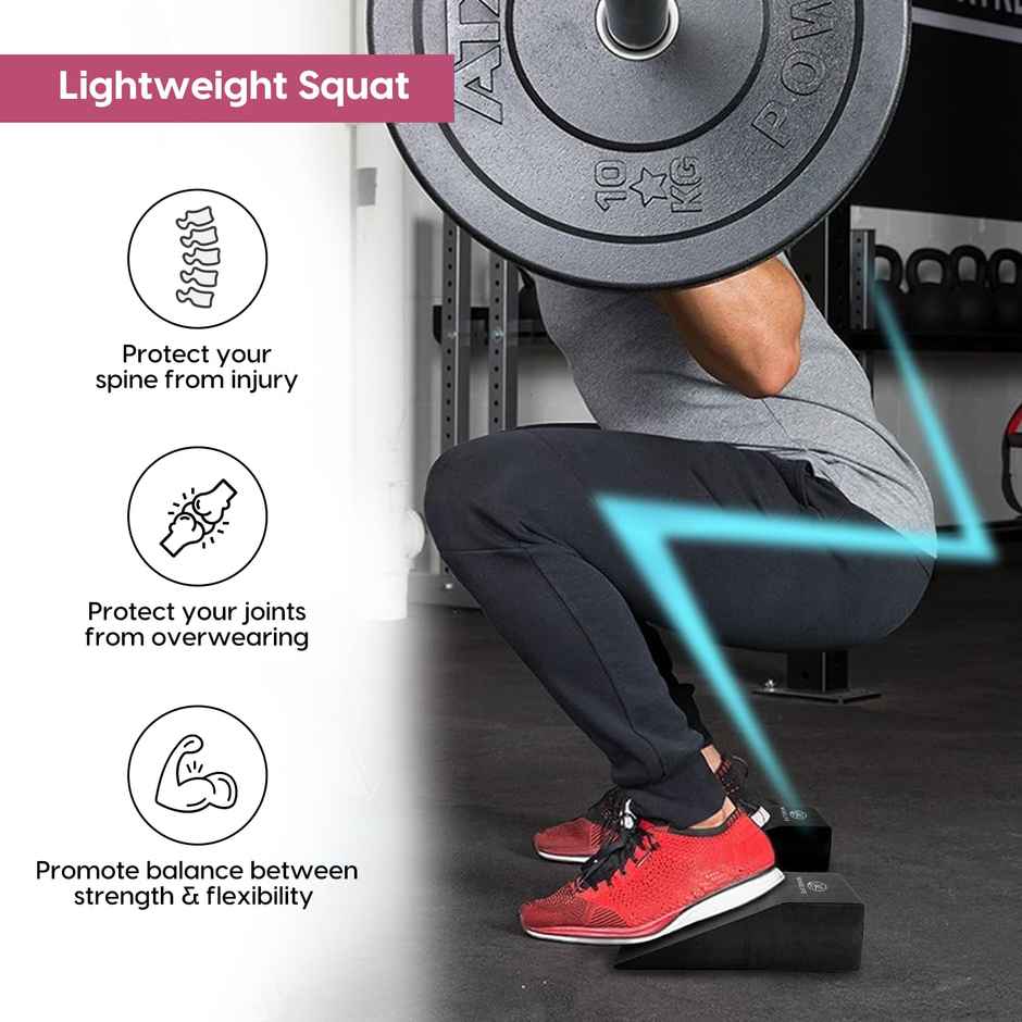 Wiselife Yoga Foam Wedge Blocks - (Set of 2-green)