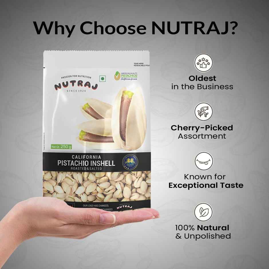 Nutraj California Roasted & Salted Pista