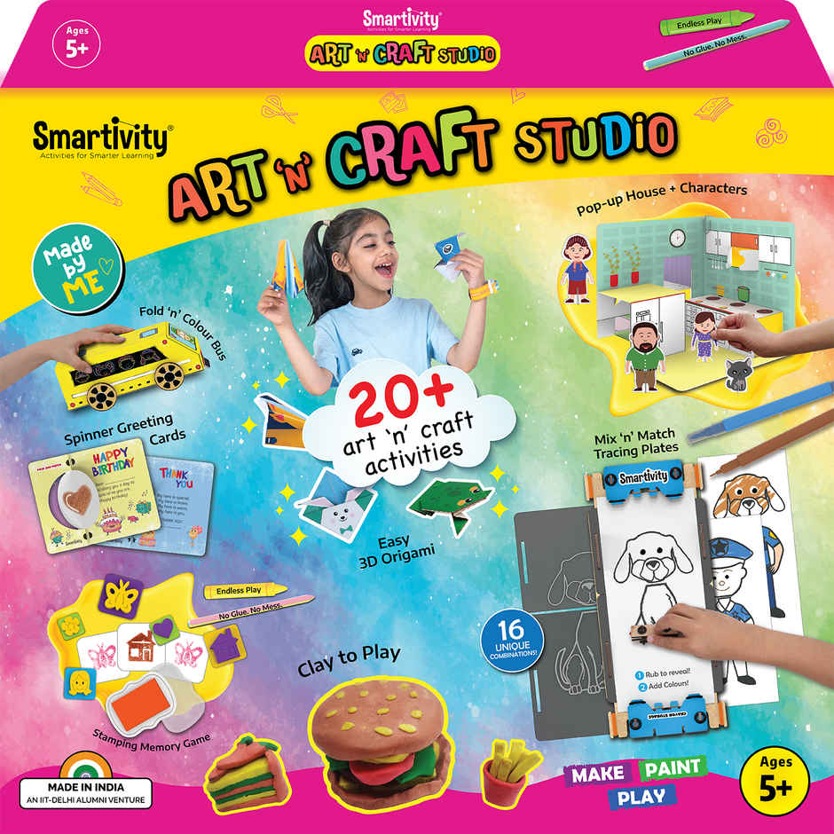 Smartivity Science Experiment Kit for 4 to 8-Year-Old Kids, 50+ Magical Science Experiments