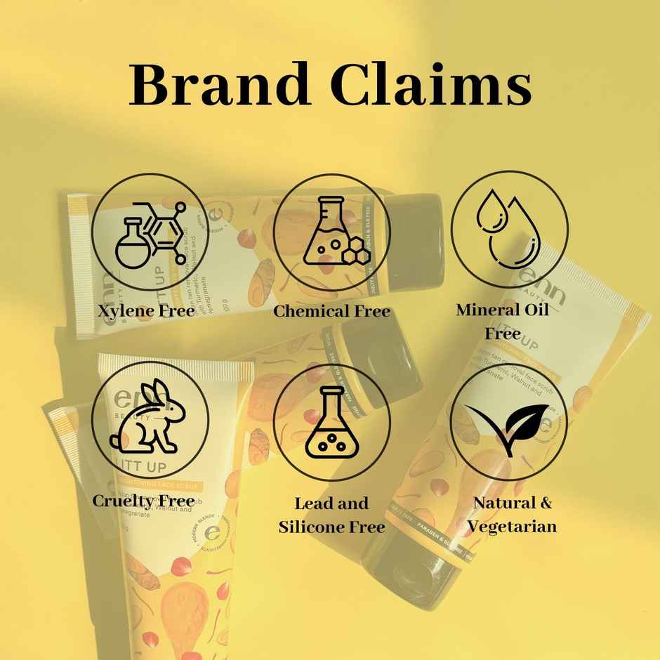 Enn Beauty Litt Up Ubtan Skin Brightening Face Scrub