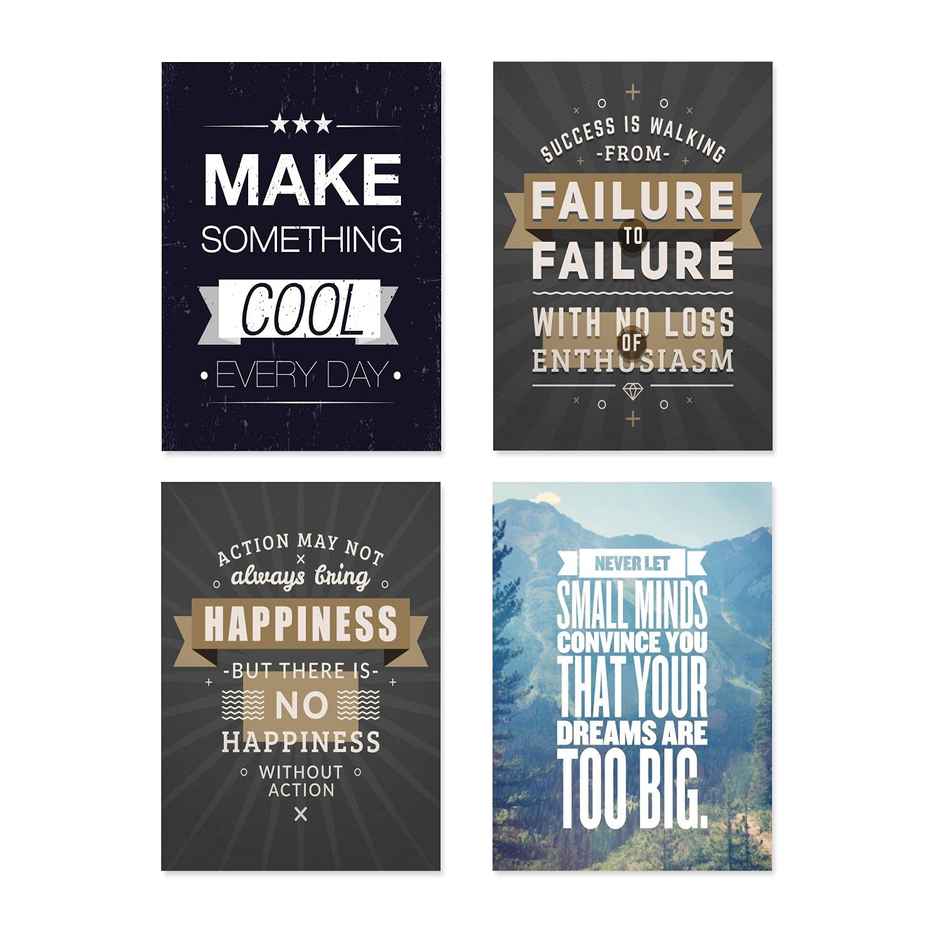 Paper Plane Design Wall Posters For Office Decor | Set of 10 | Size | 12 Inch x 18 Inch | D4