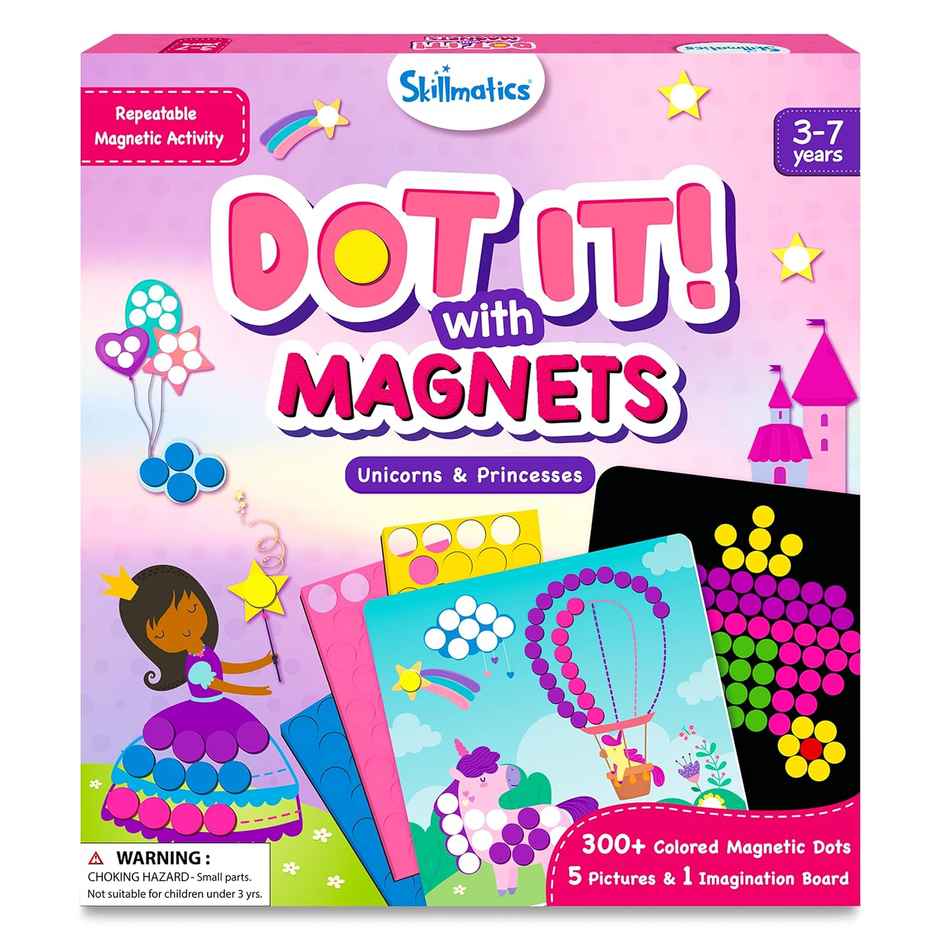 Skillmatics Art Activity - Dot It With Magnets Unicorns & Princesses