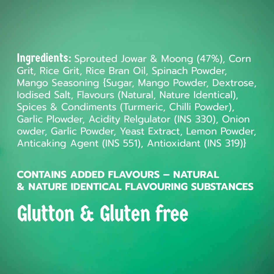 Klaw Mango Mania | Sprouted Moong & Jowar Sticks | Baked | No Palm Oil | High Protein