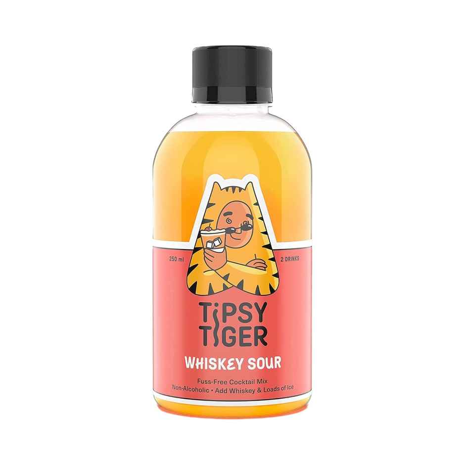 Tipsy Tiger Whiskey Sour Cocktail Mixer | Ready & Convenient