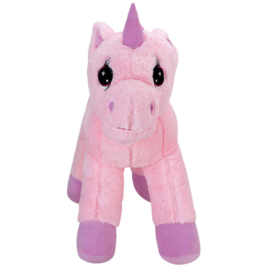 Dearjoy Unicorn Stuffed Plush Toy Pink - Length 65Cm