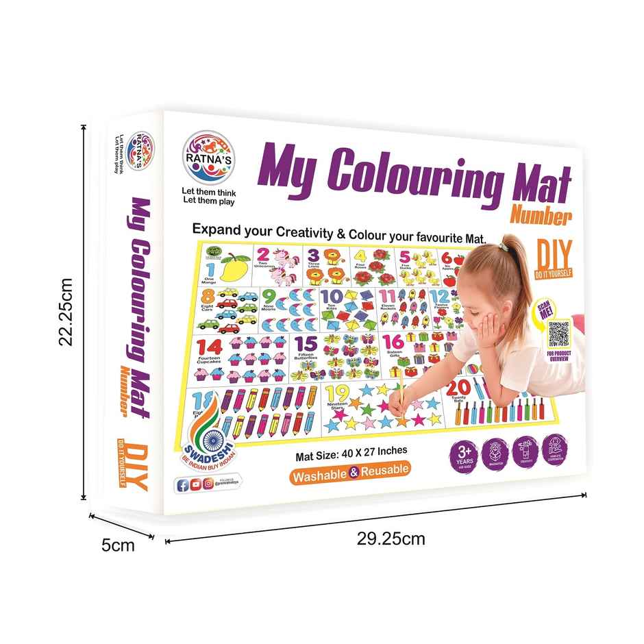 Ratna's My Colouring Mat Number