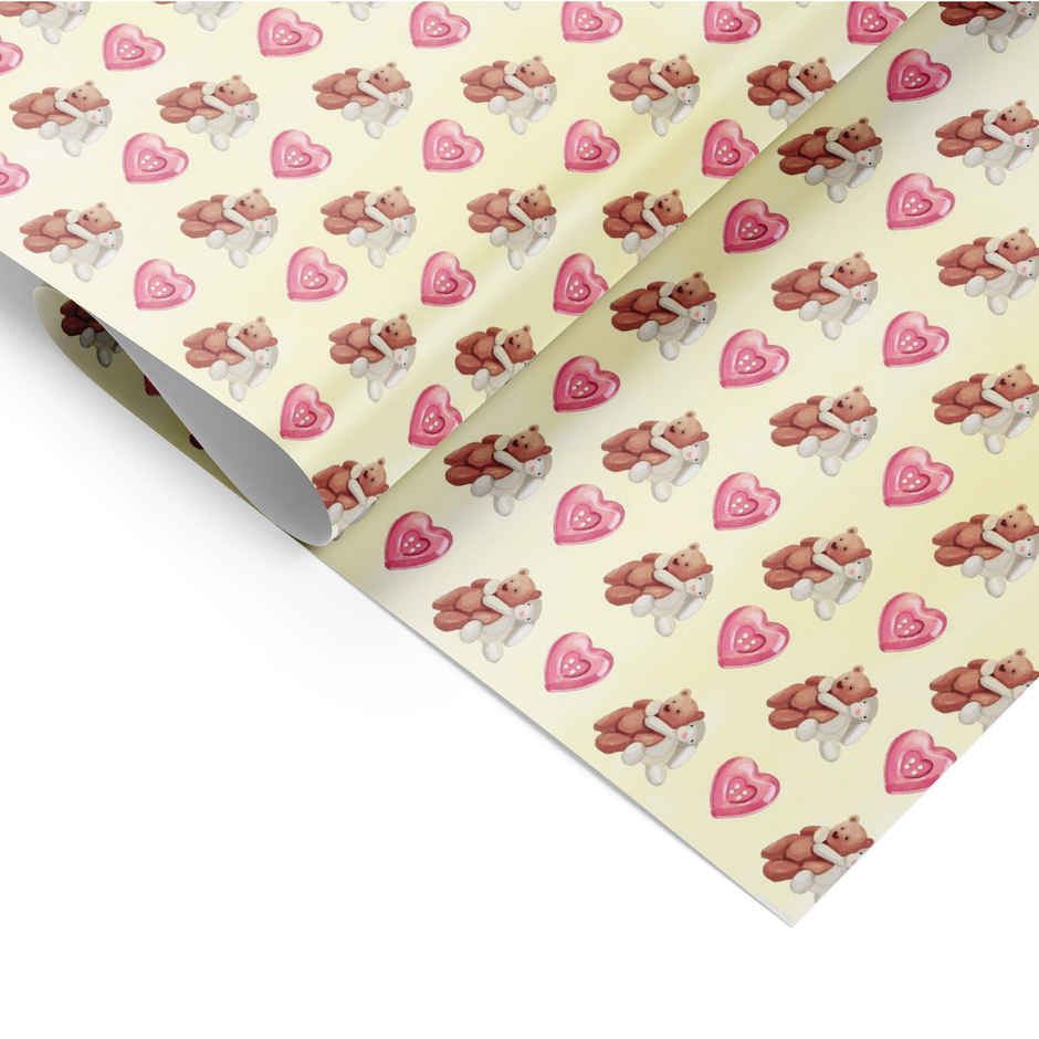 Tiger Notes Gift Wrap | Yellow Teddy