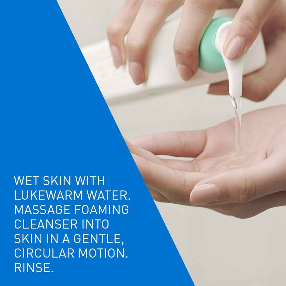 CeraVe Foaming Cleanser Face Wash For Oily Skin With Hyaluronic Acid, Ceramides & Niacinamide