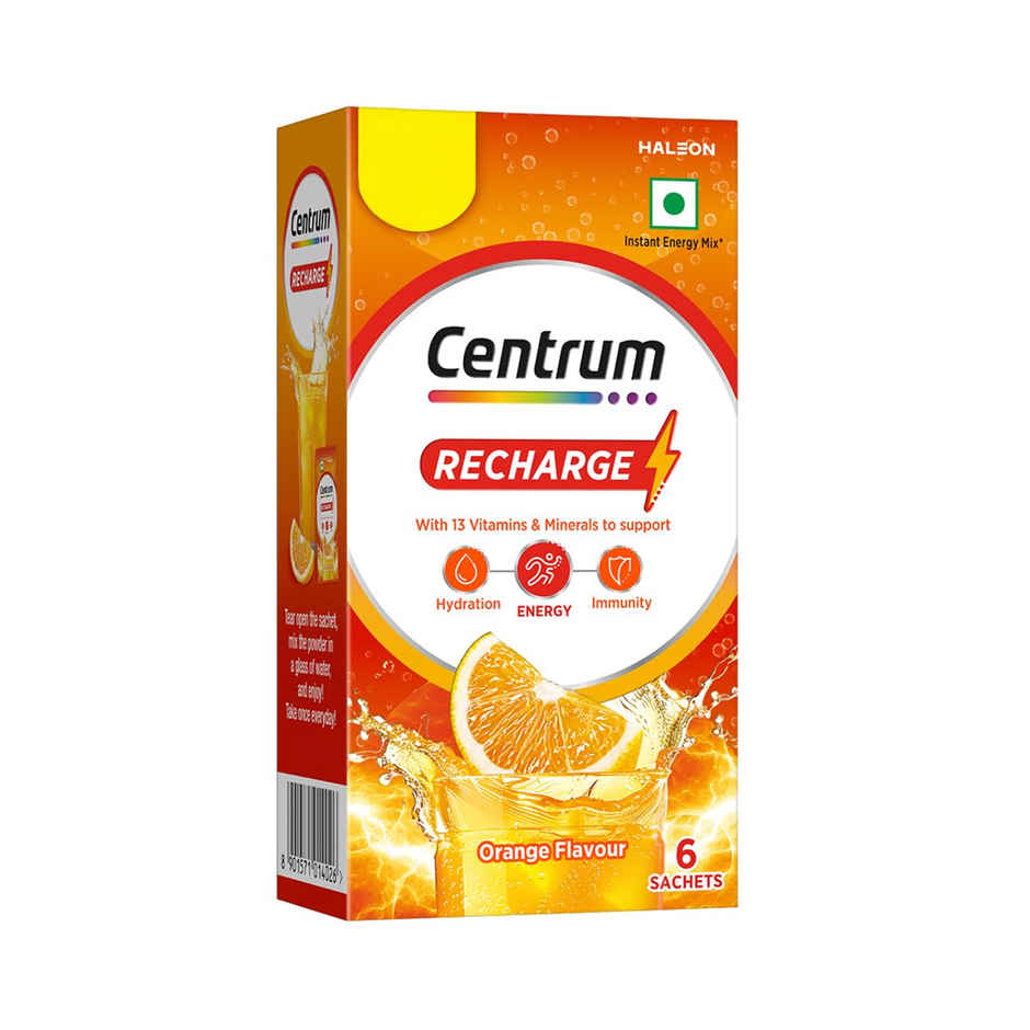 Centrum Recharge Multivitamin Powder Energy Drink Mix