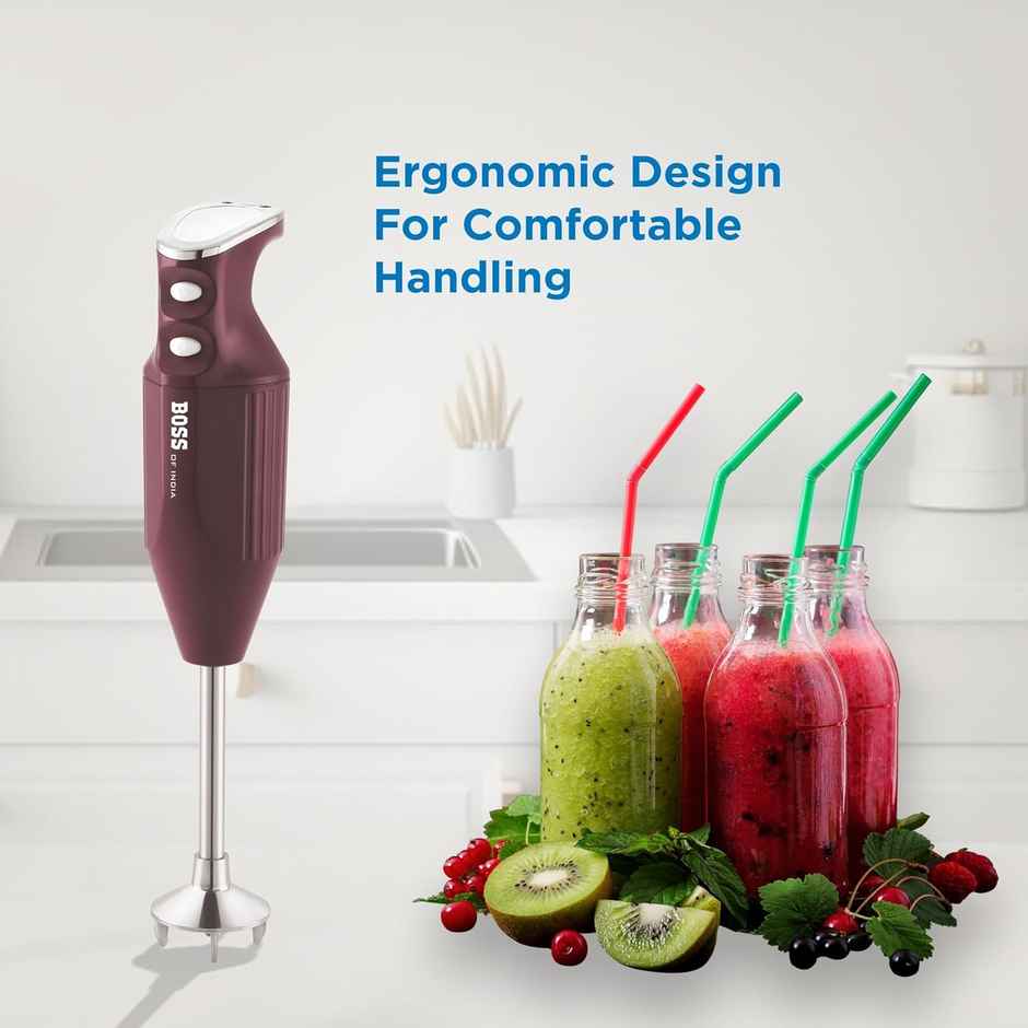 Boss Stainless Steel Big Boss Portable Hand Blender,275W Motor, First In India,275Watts