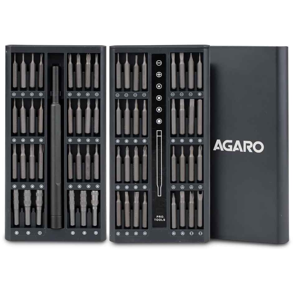 Agaro 62 Inch 1 Mini Precision Screwdriver Set, Multifunction Magnetic Driver Bit Set