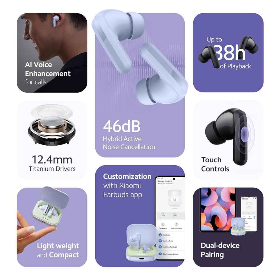 Redmi Buds 5 - Fusion | Purple