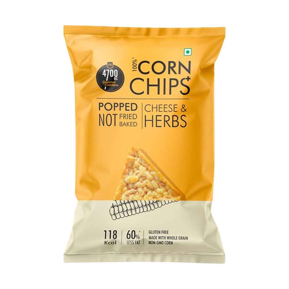 4700BC Chips+ Cheese & Herbs Popped Corn-Based