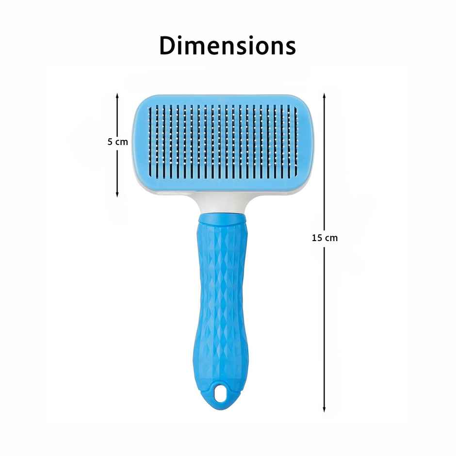 Urbanfix Pet Hair Slicker Brush (Soft Handle - M) for Dogs & Cats Grooming (Colour May Vary)