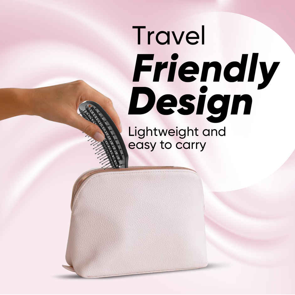 Vega Detangling Brush for Women, Men & Children, Wet & Dry Use (DTB-02)