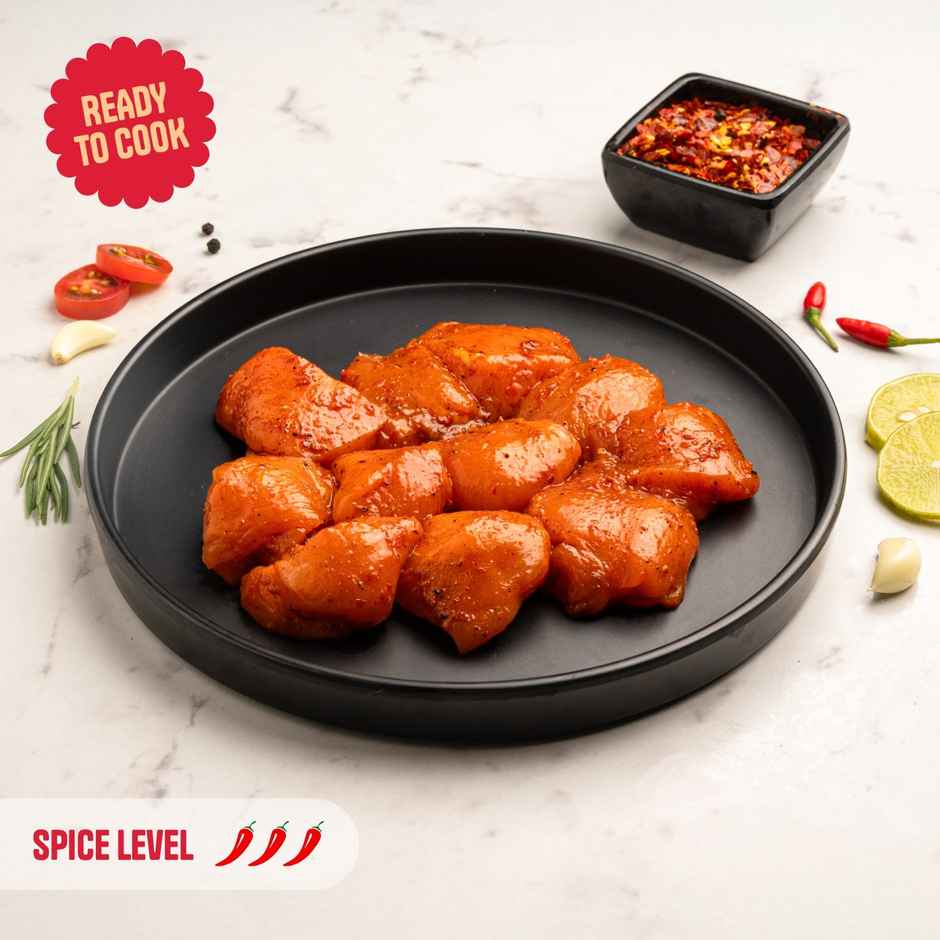 Relish Chicken Schezwan | Energy - 116 Kcal | Protein - 39.02 g / 100 g