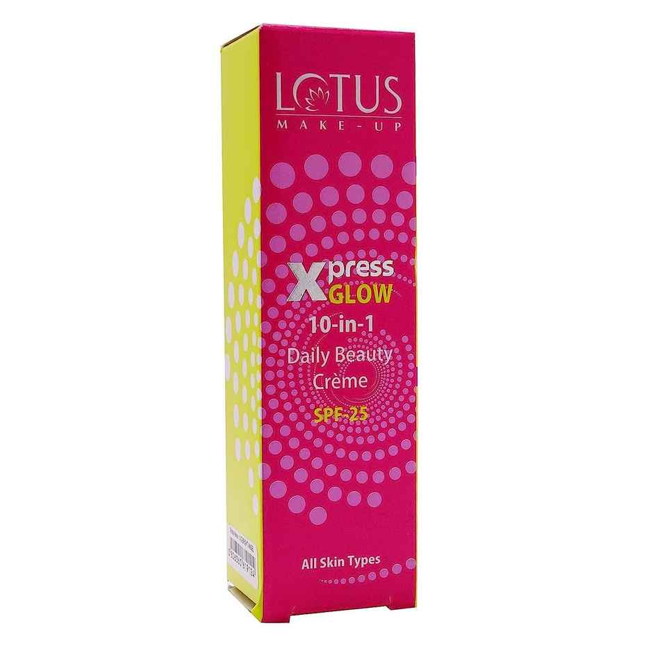 Lotus Make-Up Xpressglow Daily Beauty Cream Bright Angel Spf 25 Aloe Vera Semi Matte Finish