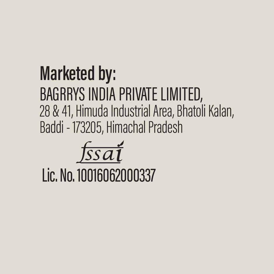 Bagrry's Rolled Oats Jar High Fibre Premium Rolled Oats Protein Rich Breakfast Cereal Wholegrain Breakfast Combo