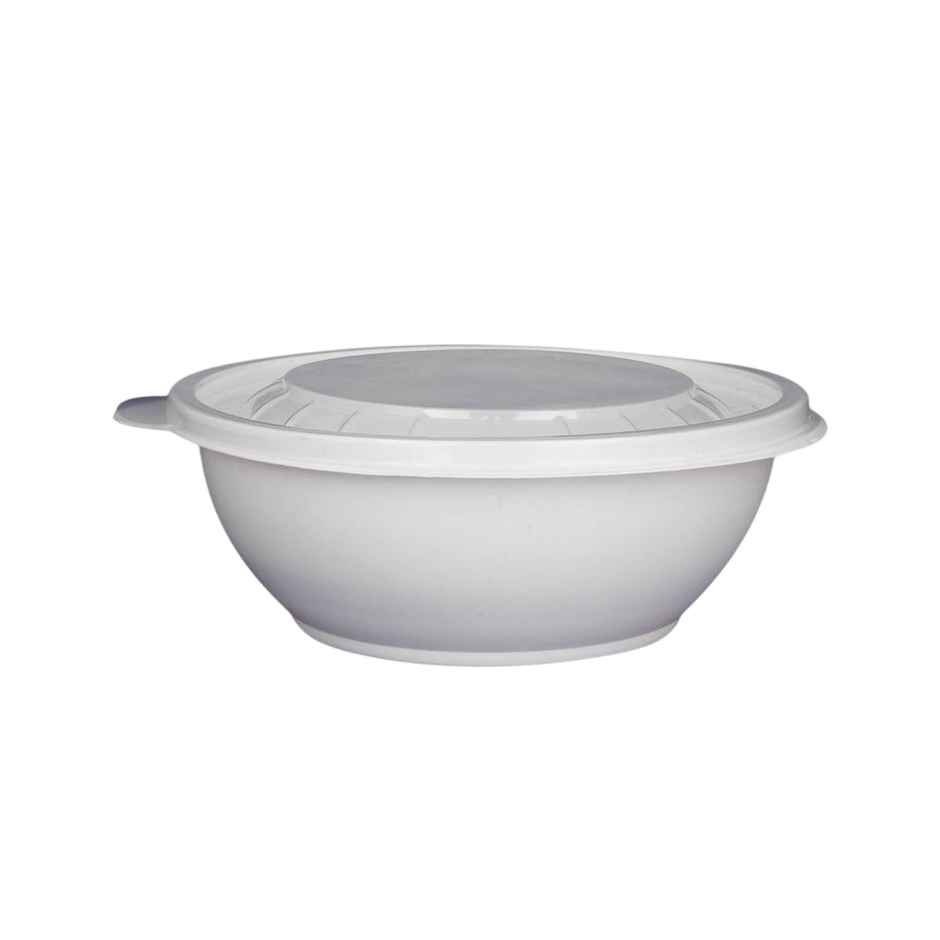 Vinay Trading Plastic Round Reusable Container with Lid 750ml Pack of 6 Combo