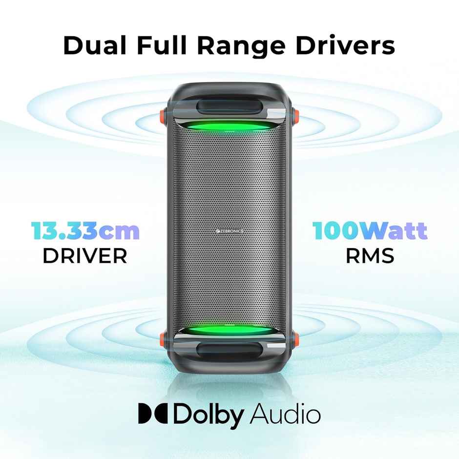 Zebronics Roxor 100W Multi-Connectivity Bluetooth, HDMI ARC, AUX in-Out Speaker with Dolby Audio