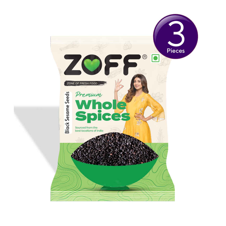 ZOFF Black Til - Black Sesame Seeds Combo 