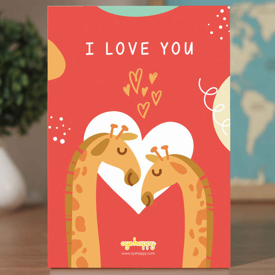 Oye Happy Wildly in Love Card