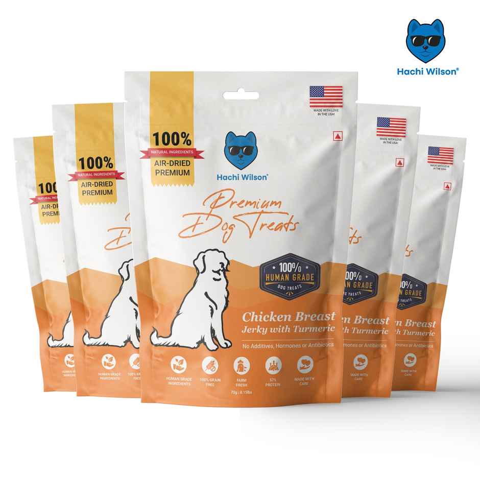 Hachi Wilson Premium Dog Treat Chicken Breast Jerkey With Turmeric