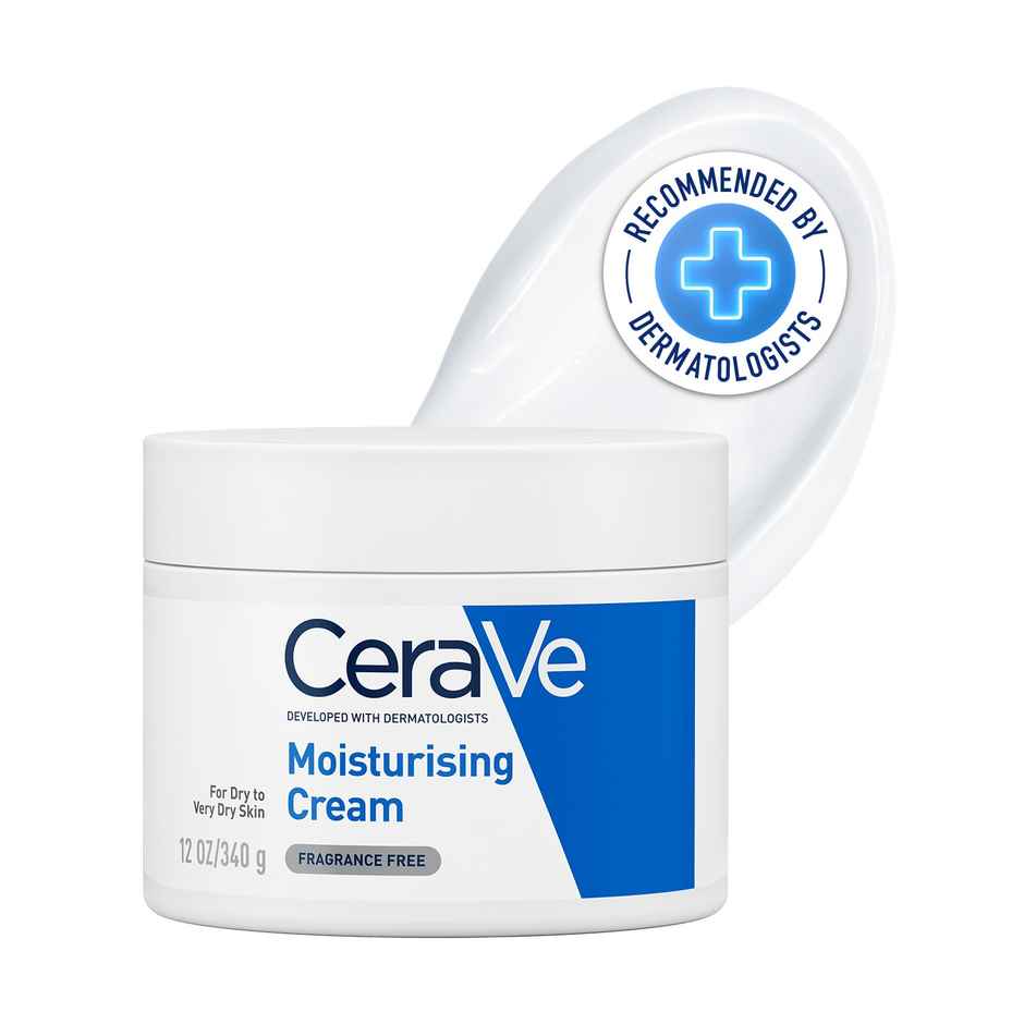 CeraVe Moisturizer For Dry Skin, Barrier Repair Cream With Ceramides, Dermatologist Recommended