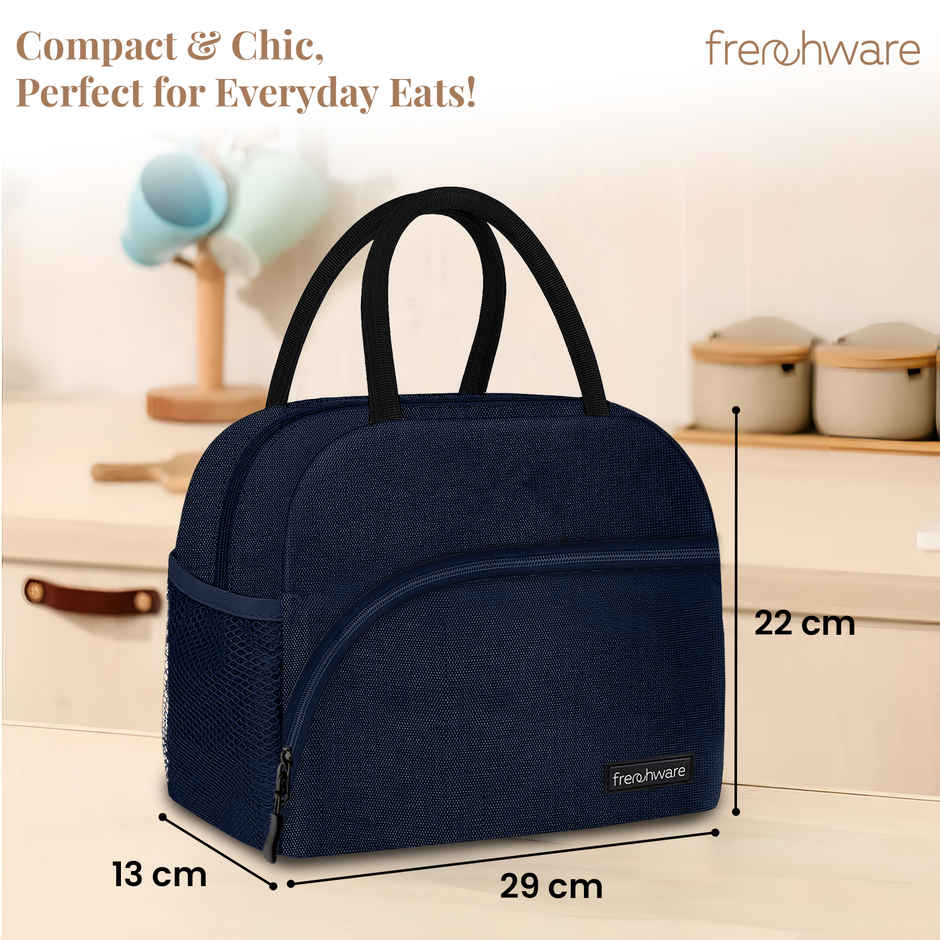 Frenchware Insulated Lunch Bag | Navy Blue