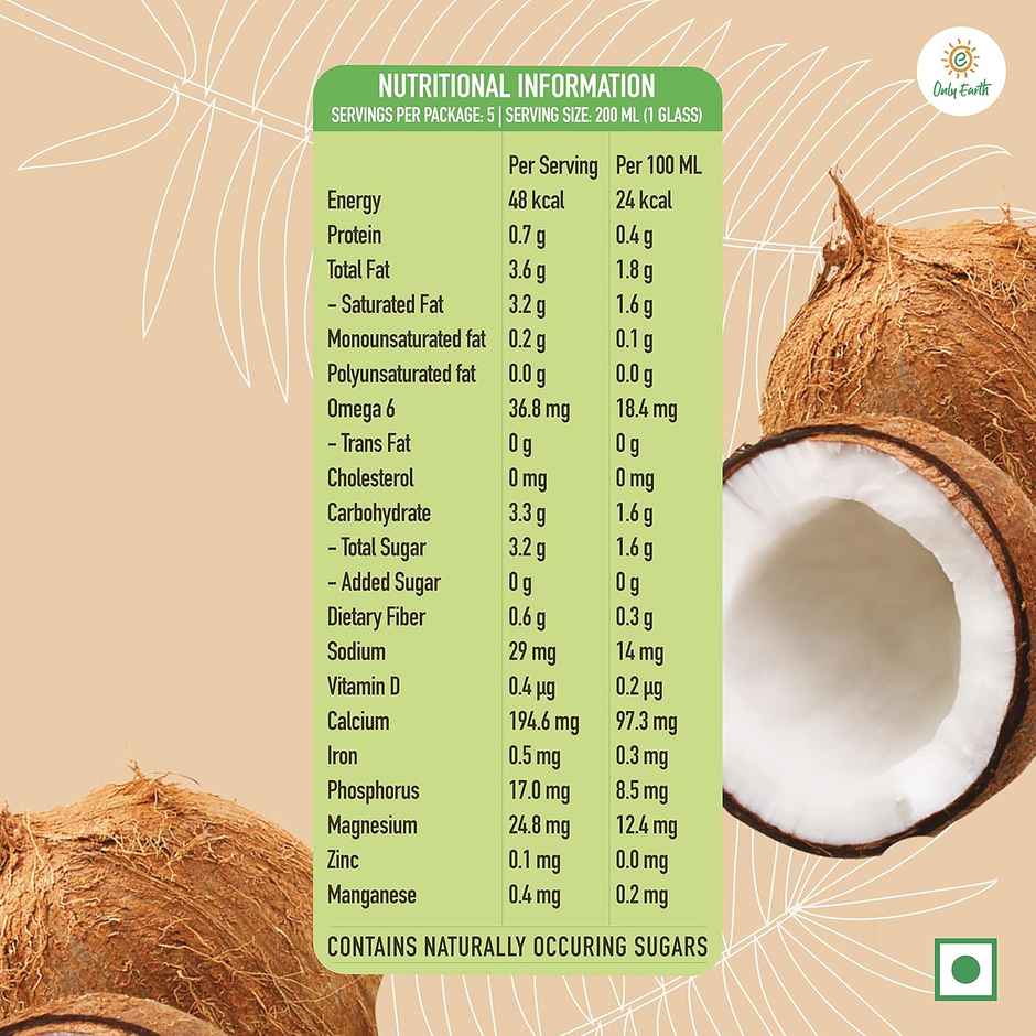 Only Earth Organic Coconut Drink