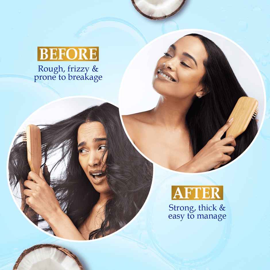 Parachute Advansed Gold Keratin Coconut Hair Oil |Thick & Smooth Hair| No Paraben or Silicone