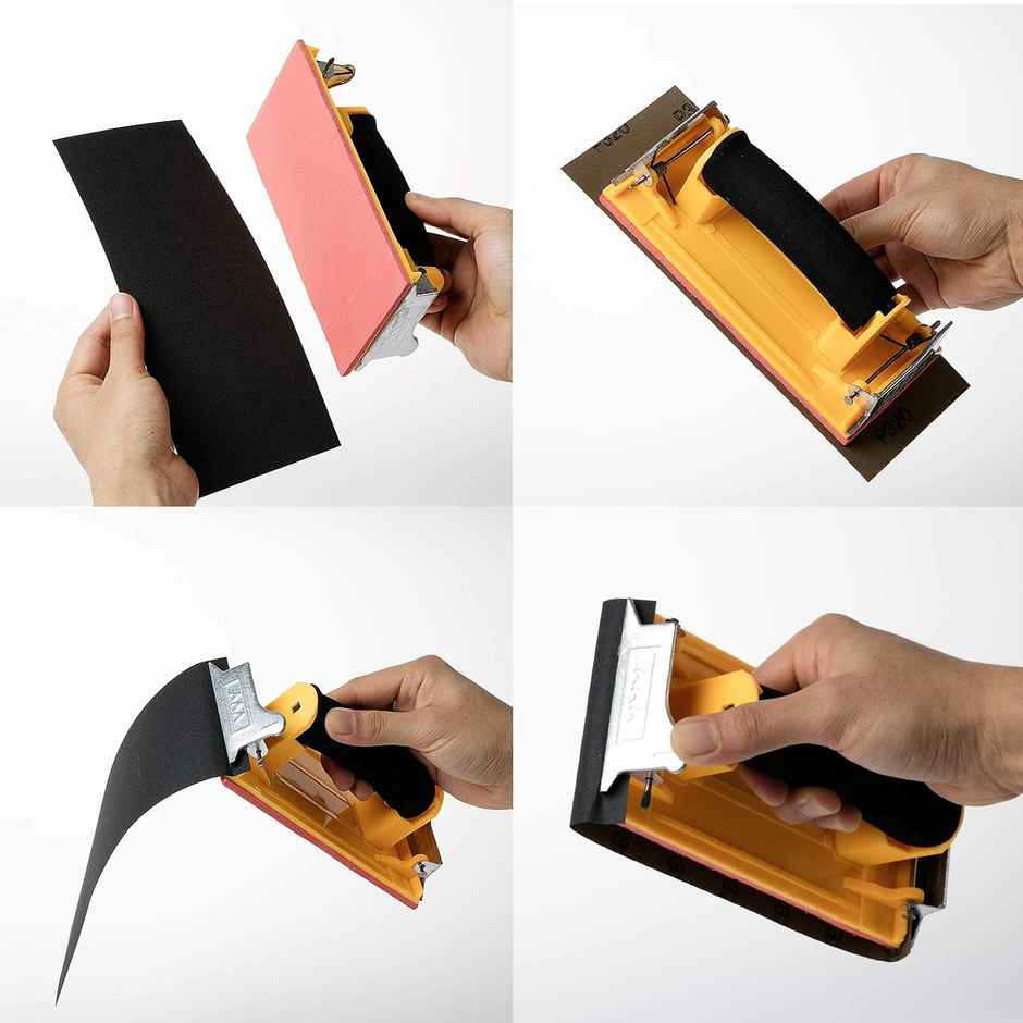 Lumivolt 4 pcs A4 Size Sanding Paper, Sanding Paper Set, Sand Papaer, Upgraded Dry Wet Waterproof