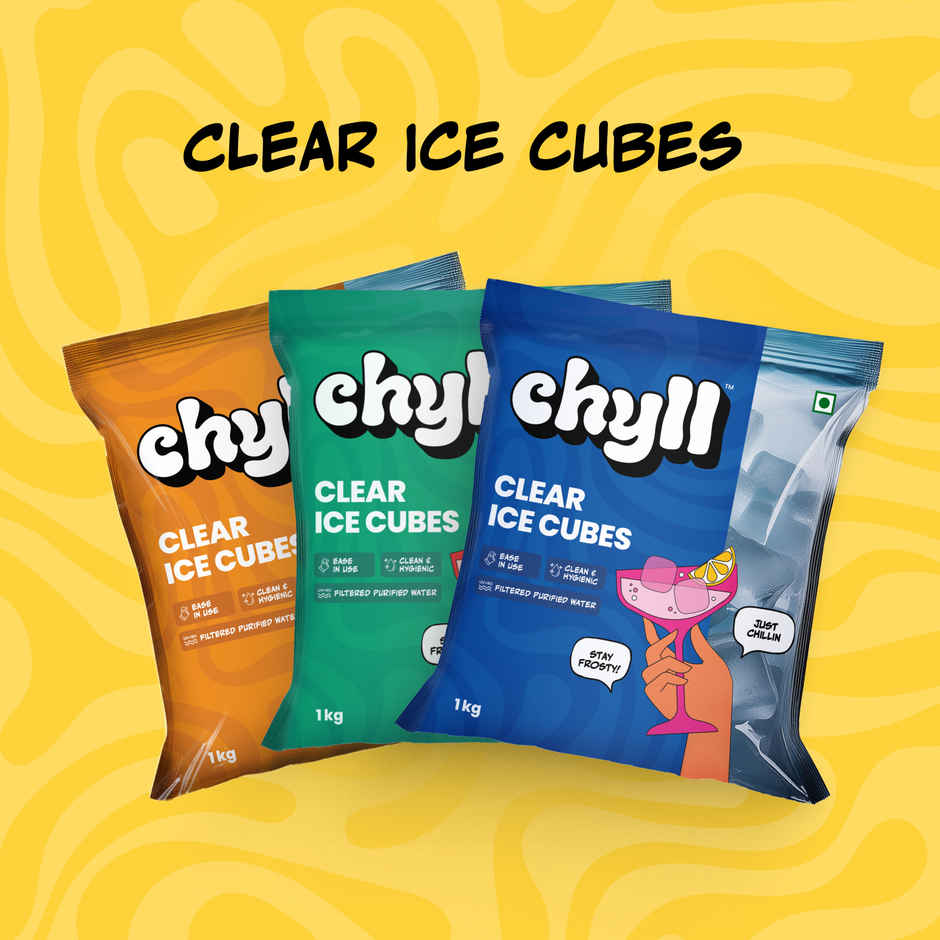 Chyll Ice Cubes (Cube Ice) (1kg) & Jameson Zero Sugar Ginger Ale (250ml) Combo
